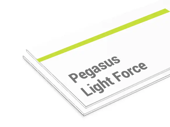 Impresión en Pegasus Light Force Sandwich PVC