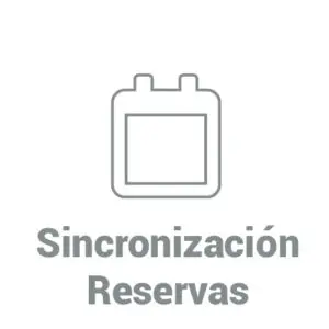 sincronización de reservas web