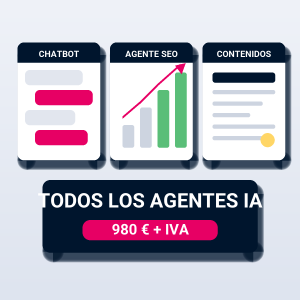 Pack Agentes IA: chatbot, agente SEO y agente de contenidos