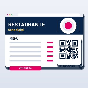 Web con carta QR para restaurantes